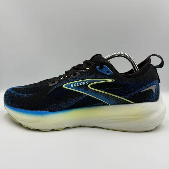 Brooks Glycerin GTS 22 Men's 10 2E Black Blue Running Shoes Sneakers 1104452E002 - Picture 2 of 11